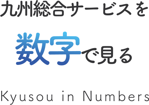 九州総合サービスを数字で見る