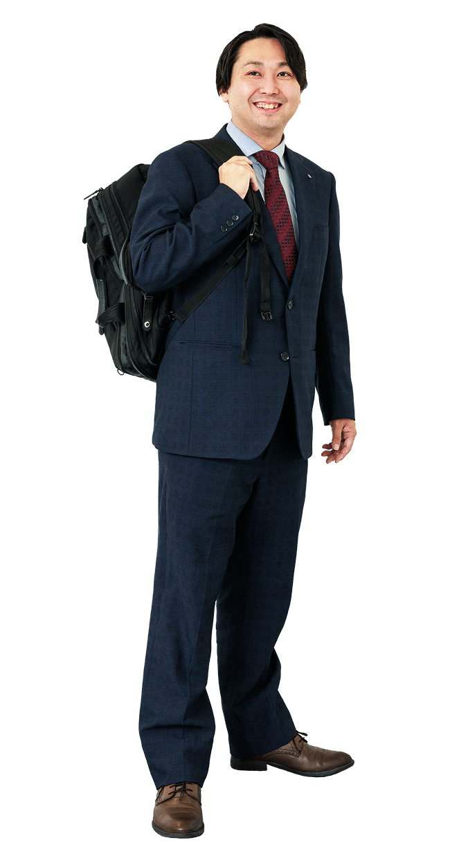 メーリングサービス社員全身