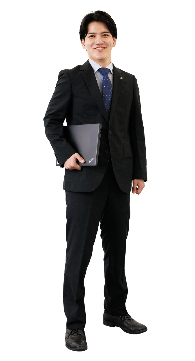 メーリングサービス社員全身